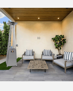 Alva Quartz Glass Tube Patio Gas Heater