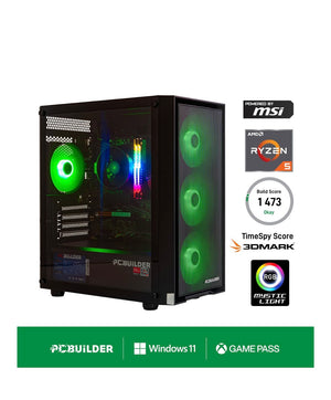 PCBuilder Ryzen 5 5600GT DEFENDER Windows 11 Gaming PC