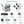 Security Camera System Kit+ 500 GB HDD + 8CH 2MP WiFi NVR + 4 2MP Cameras - No 500GB hard drive included.